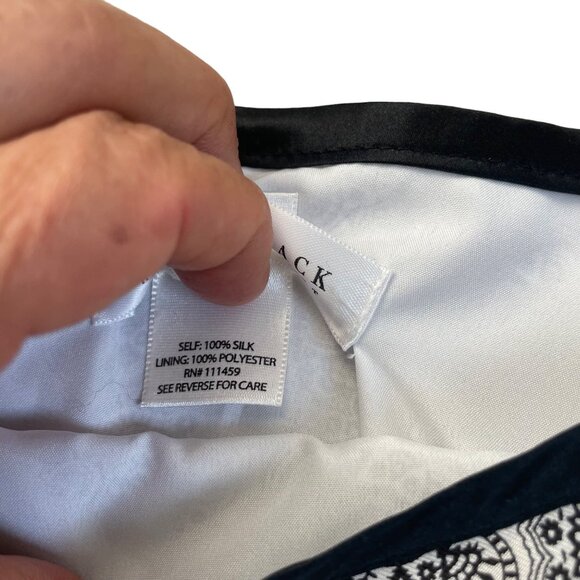 White House Black Market Silk Printed Skirt Size 0 - Picture 3 of 8